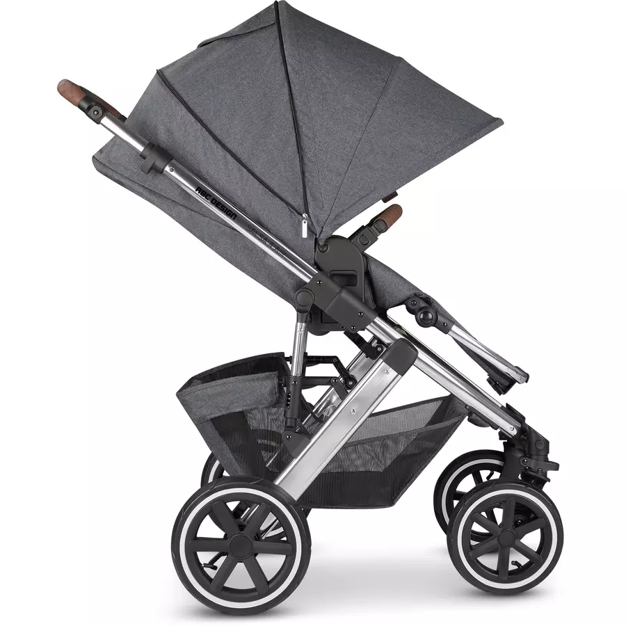ABC DESIGN Kombikinderwagen Salsa 4 Air Asphalt Kollektion 2024