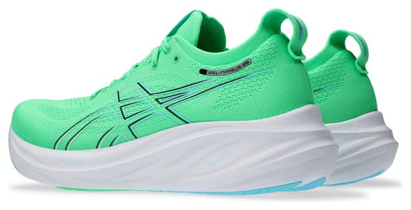 Chaussures Running Asics Gel-Nimbus 26 Vert/Bleu Homme