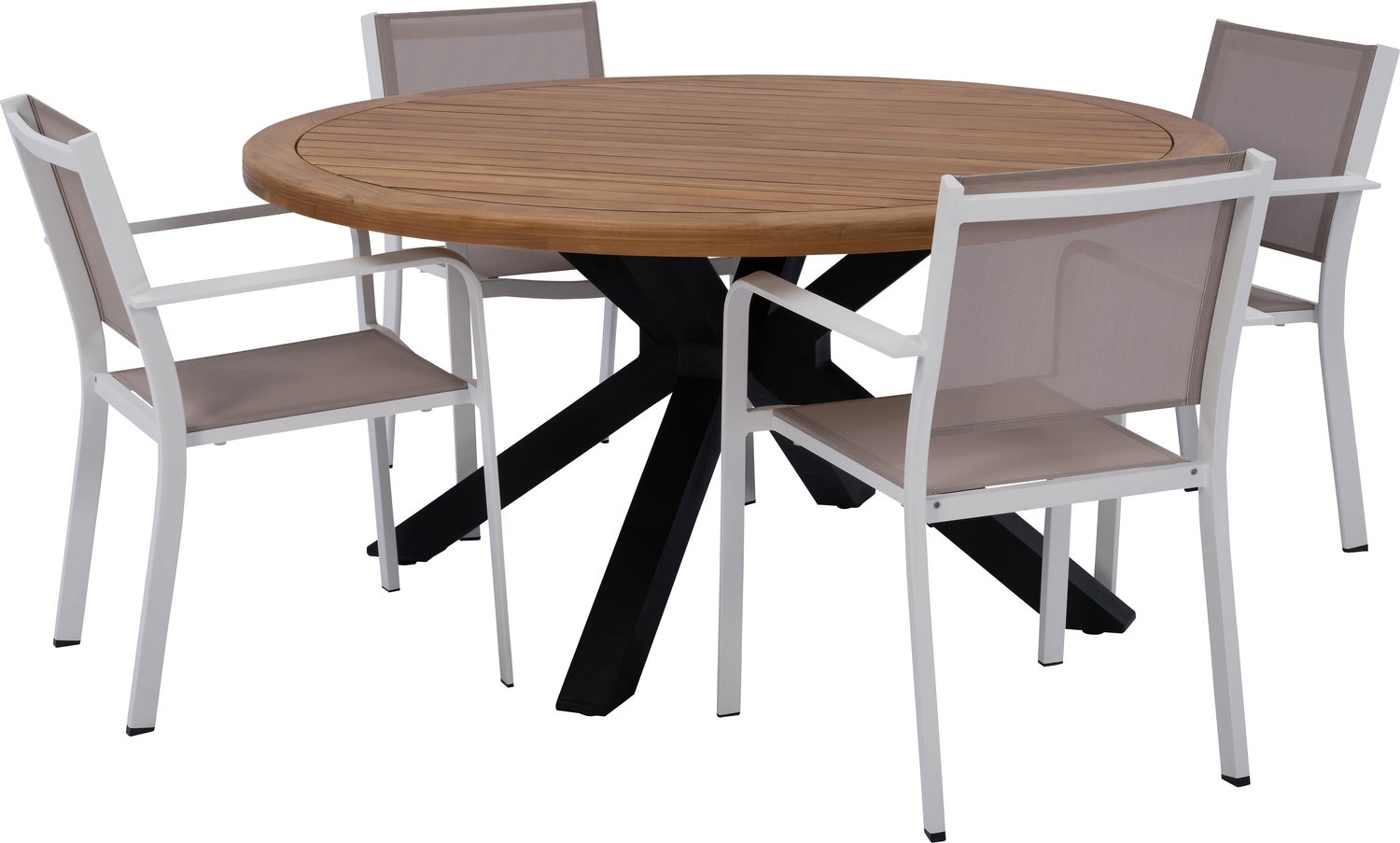 Intratuin eettafel Jurre naturel D 150 H 75 cm