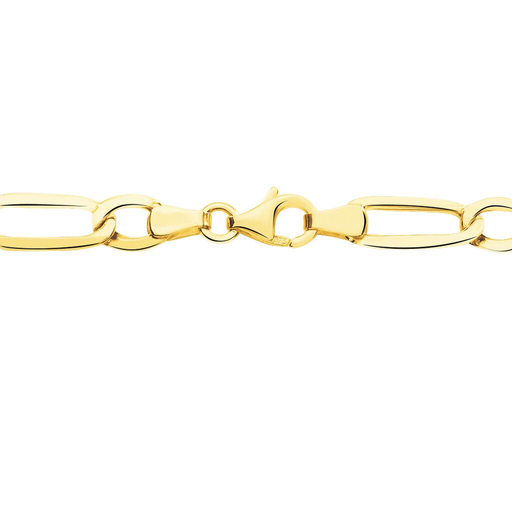 Chaîne Kholoudae Maille Alternée 1/1 Or Jaune