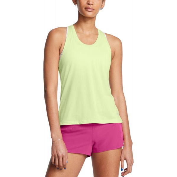 Under Armour Camisola de Alças Launch Singlet 1382436-383 S Verde