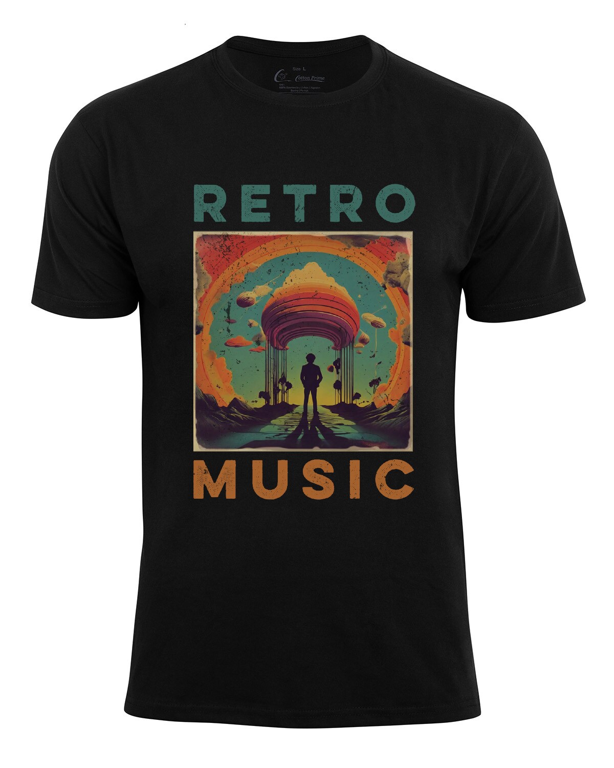Cotton Prime® T-Shirt Retro Music