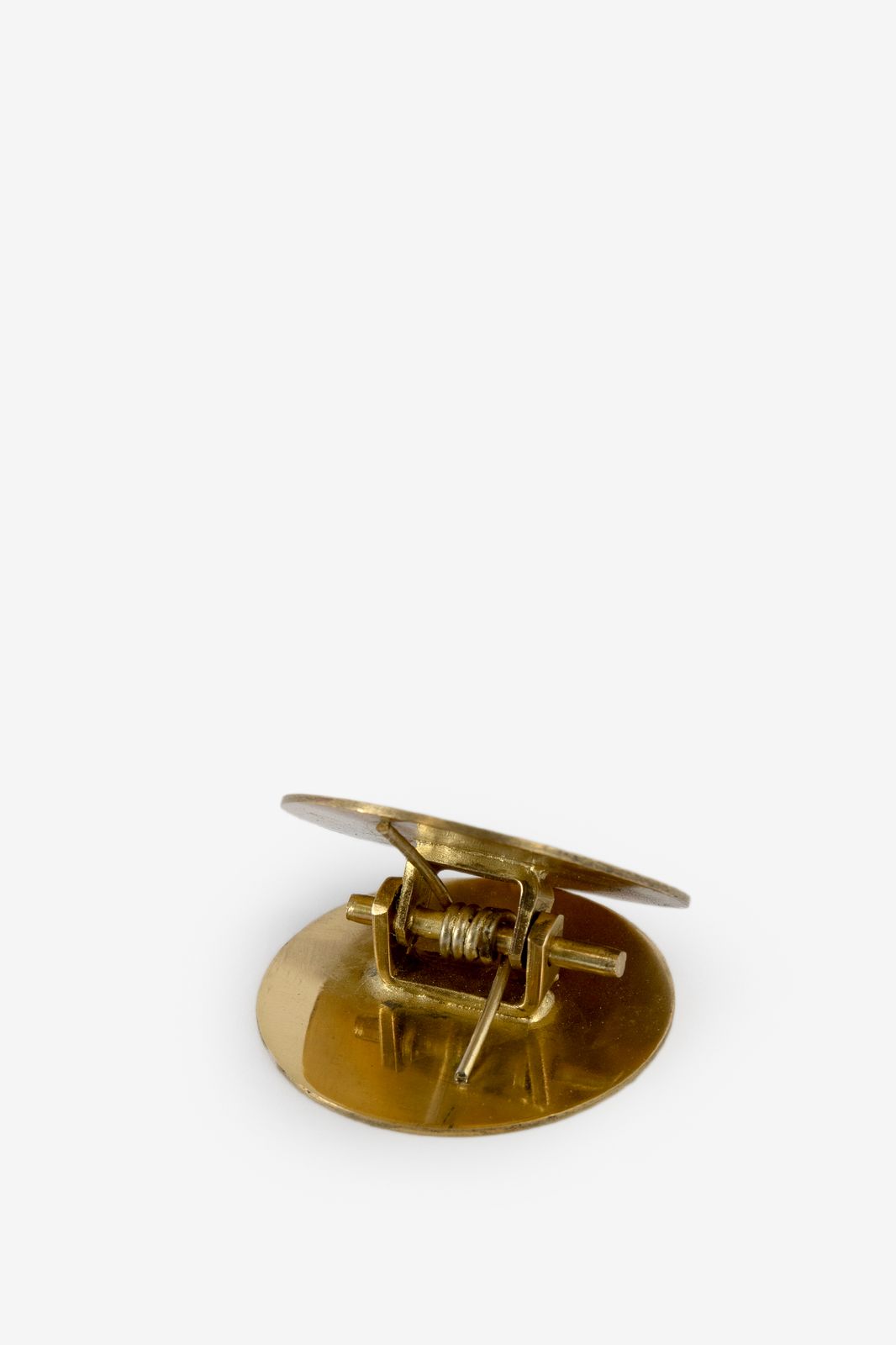 Goudkleurige smiley paperclip