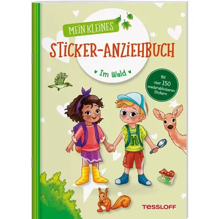 Tessloff Mein kleines Sticker-Anziehbuch. Im Wald