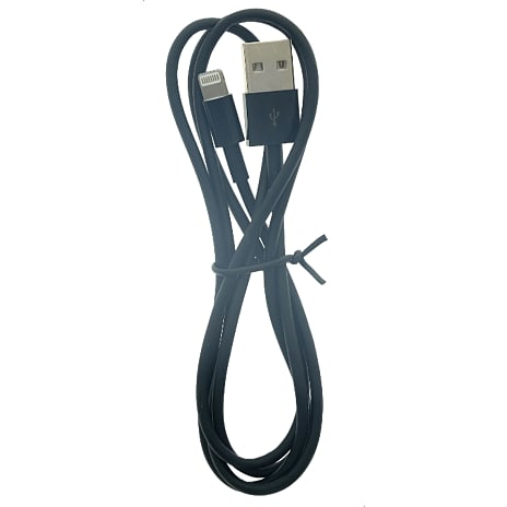 Sinox One Lightning kabel. 1m. Sort