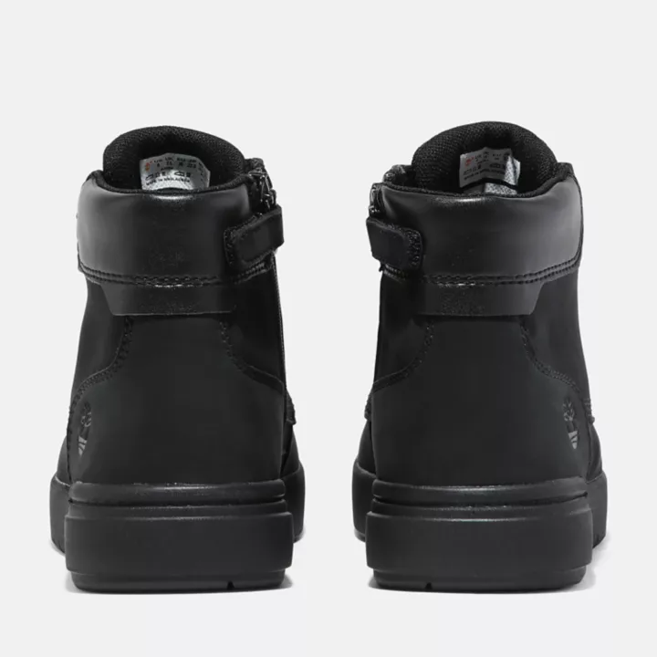 6-inch Boot Seneca Bay à zip latéral junior en noir