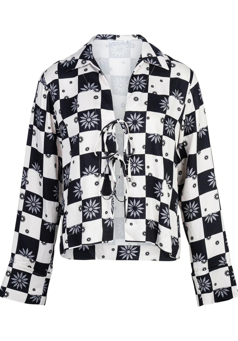 Jan 'n June Bluse Kaluz Floral Square Print
