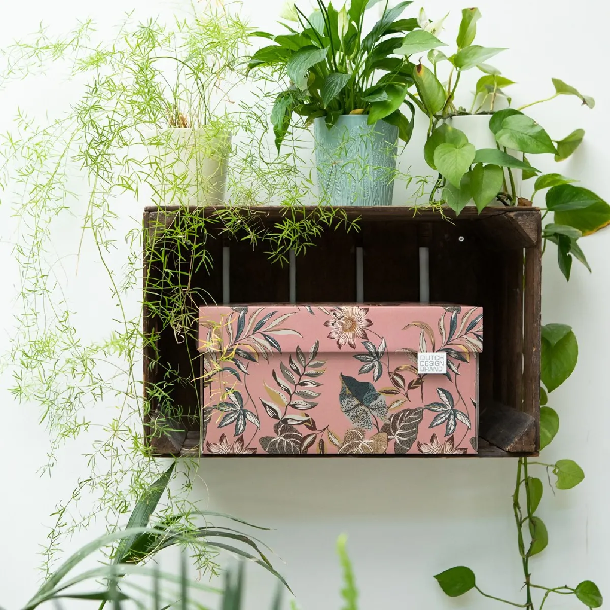 Dutch Design Brand DUTCH DESIGN Boite de Rangement Floral Garden 39.5x32x21cm