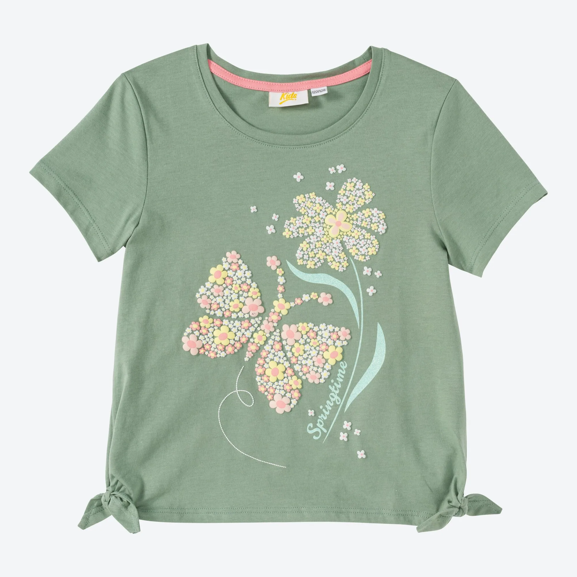 Mädchen-T-Shirt mit Zierschleifen