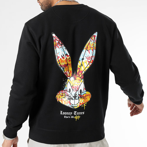 Sweat Crewneck Bugs Bunny Graff Noir