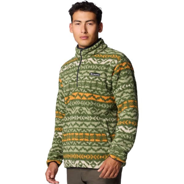 Sweat polaire COLUMBIA RUGGED RIDGE HALF SNAP FLEECE CANTEEN MADRAS MULTI