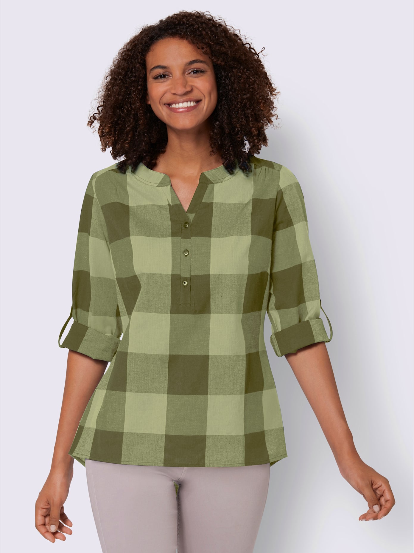 Chemisier long pur coton