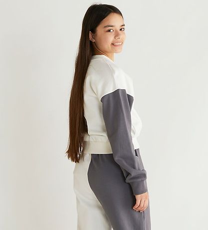 Grønt Sweatshirt - Redi - Broken White