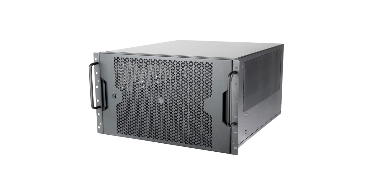 SilverStoneRM600 rack behuizing  (Zwart)