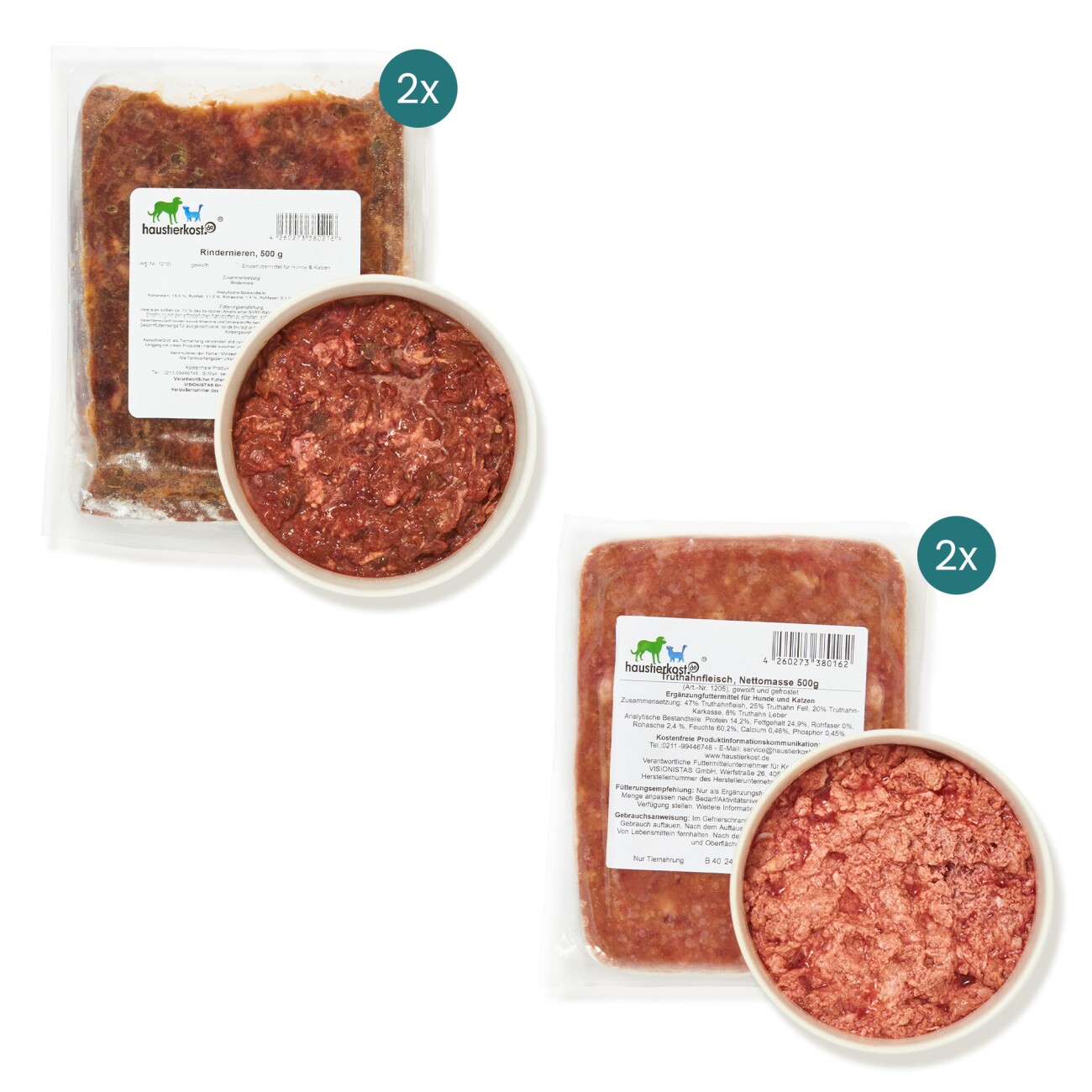 haustierkost.de Hund Adult Frostfutter 15 kg