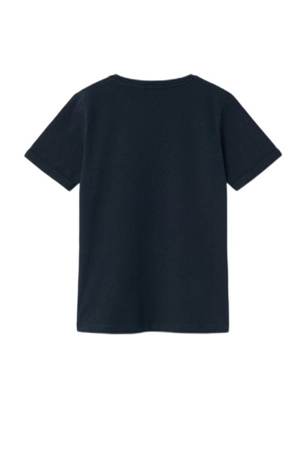 NAME IT T-shirt NKMVUX met printopdruk donkerblauw