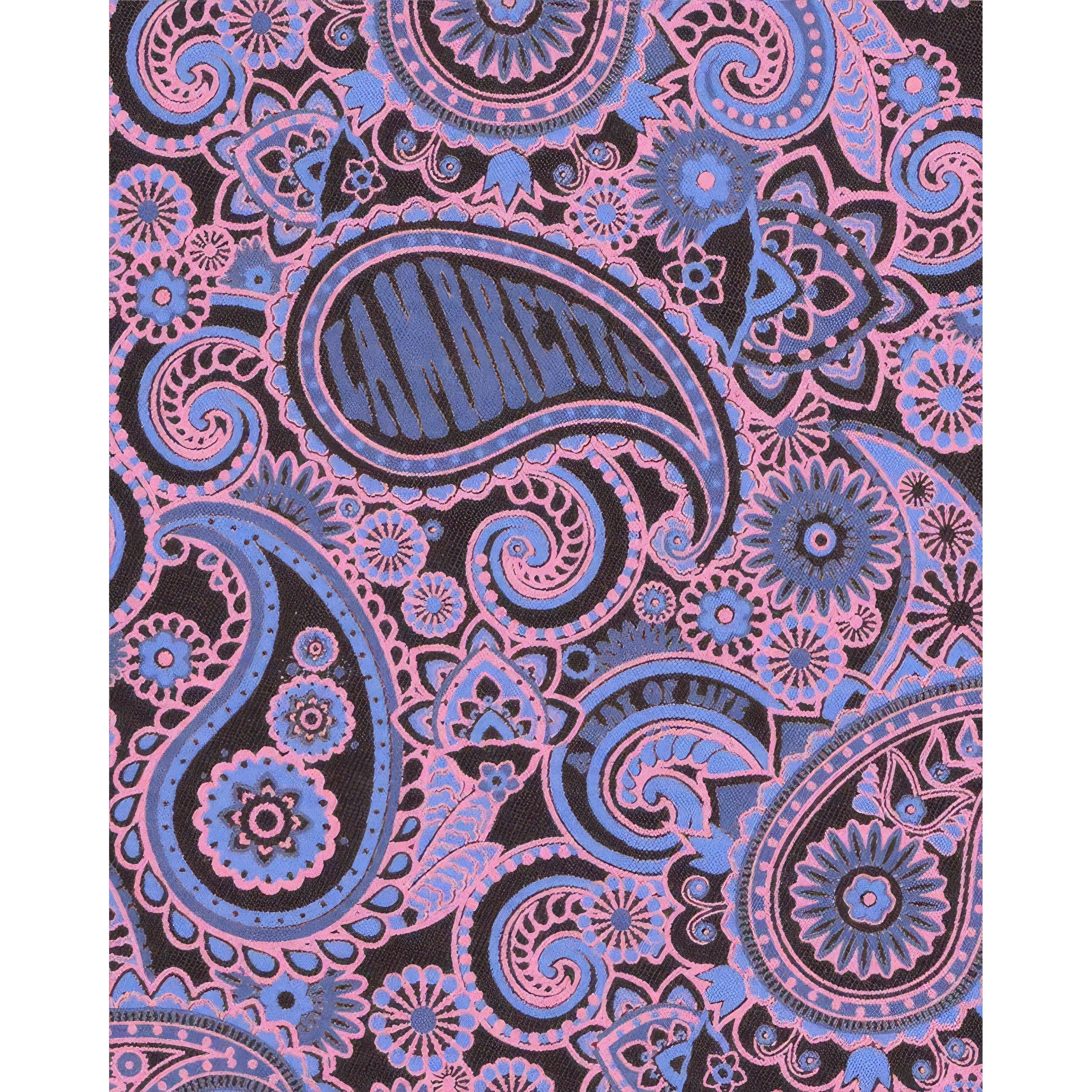 Lambretta Paisley Brand Tee