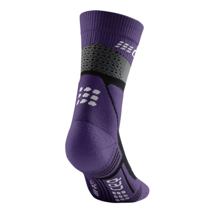 CEP Dame Strømper Max Cushion Hiking Socks Mid-Cut Lilla