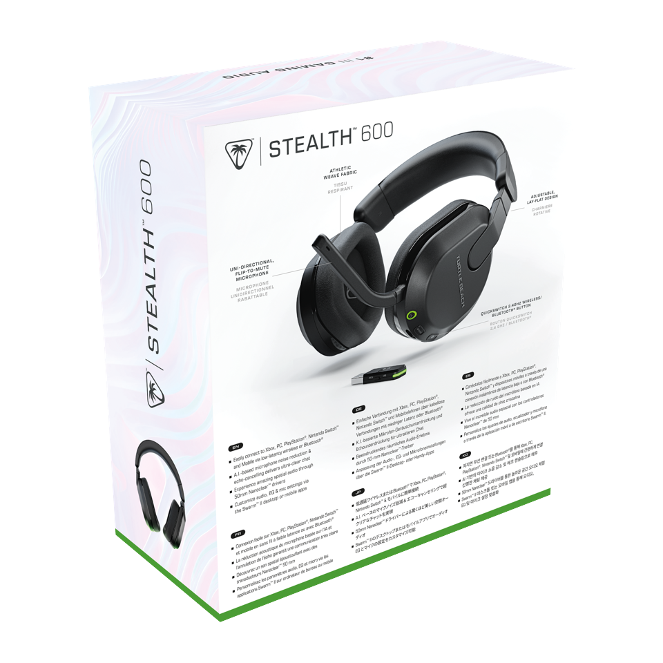 Turtle Beach Stealth 600 GEN3 Wireless Headset - Black - Xbox Series X - S/ One, PC, PS5, PS4, Switch