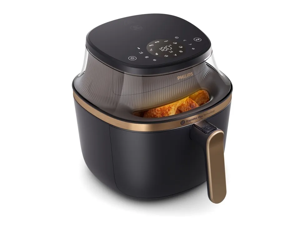 Philips Series 3000 NA342 - Varmluftsrister - 7.2 liter - 2 kW - sort