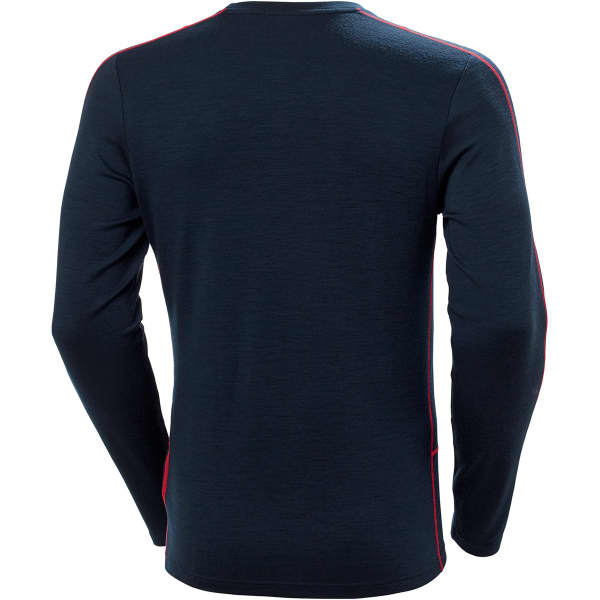 T-shirt thermique HELLY HANSEN LIFA MERINO LIGHTWEIGHT CREW NAVY