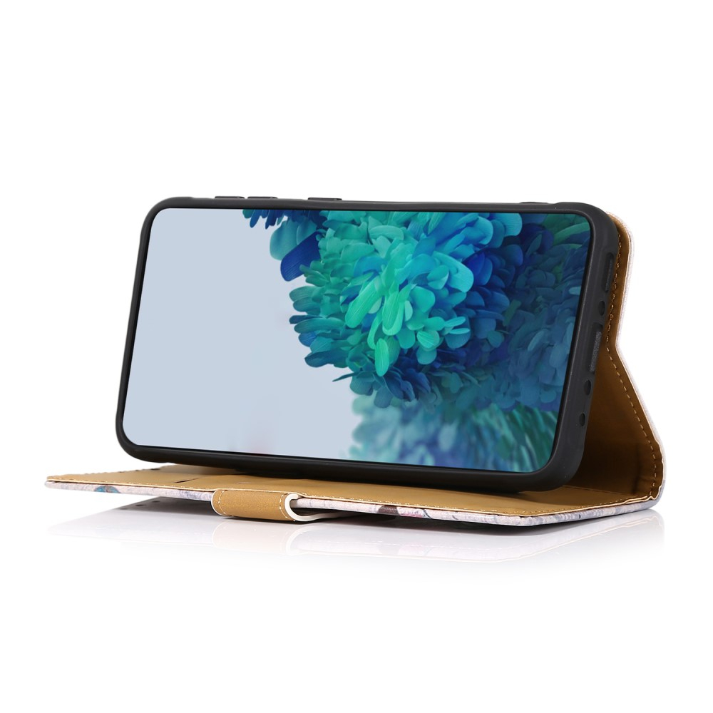 Samsung Galaxy S21 FE 5G Leder Tasche mit Kartenfach Paris Eiffelturm