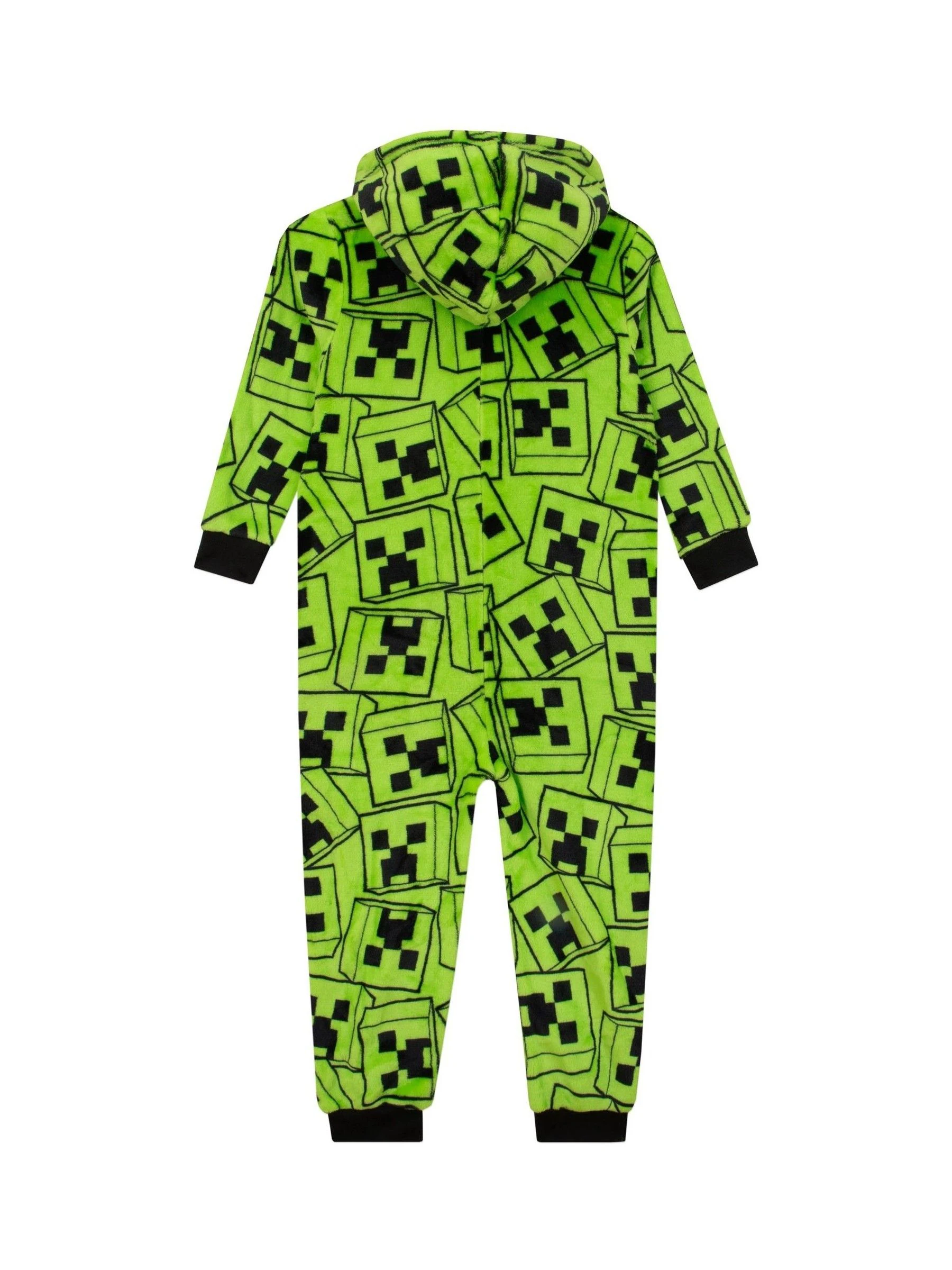 Personage Minecraft Creeper gaming fleece all-in-one pyjama