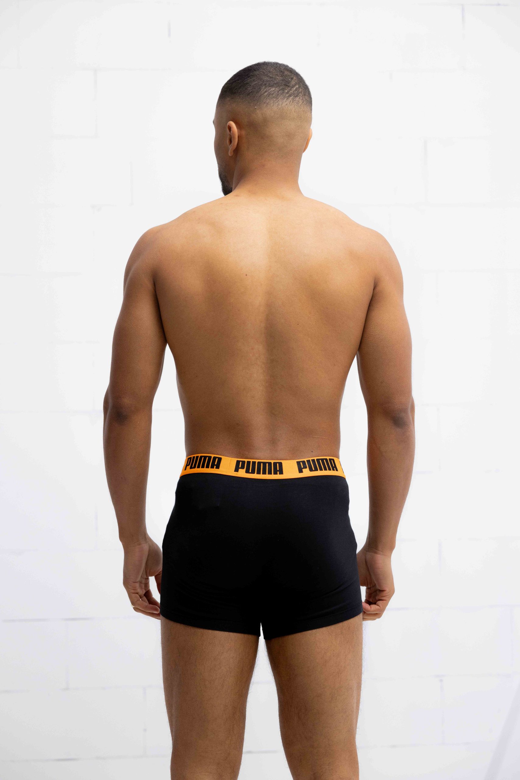 Puma Everyday Basic Boxershort Heren 6-Pack Zwart/Oranje/Blauw