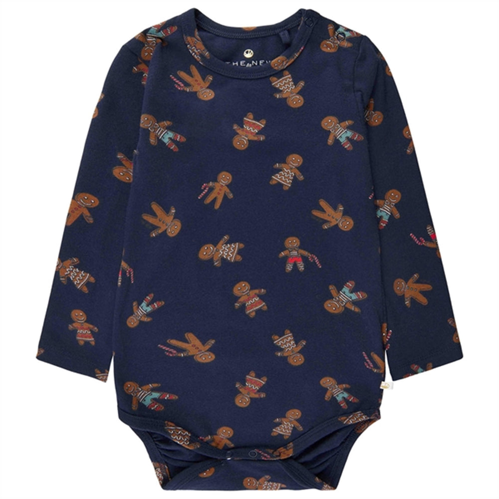 Navy Blazer Ginger Aop Holiday Body