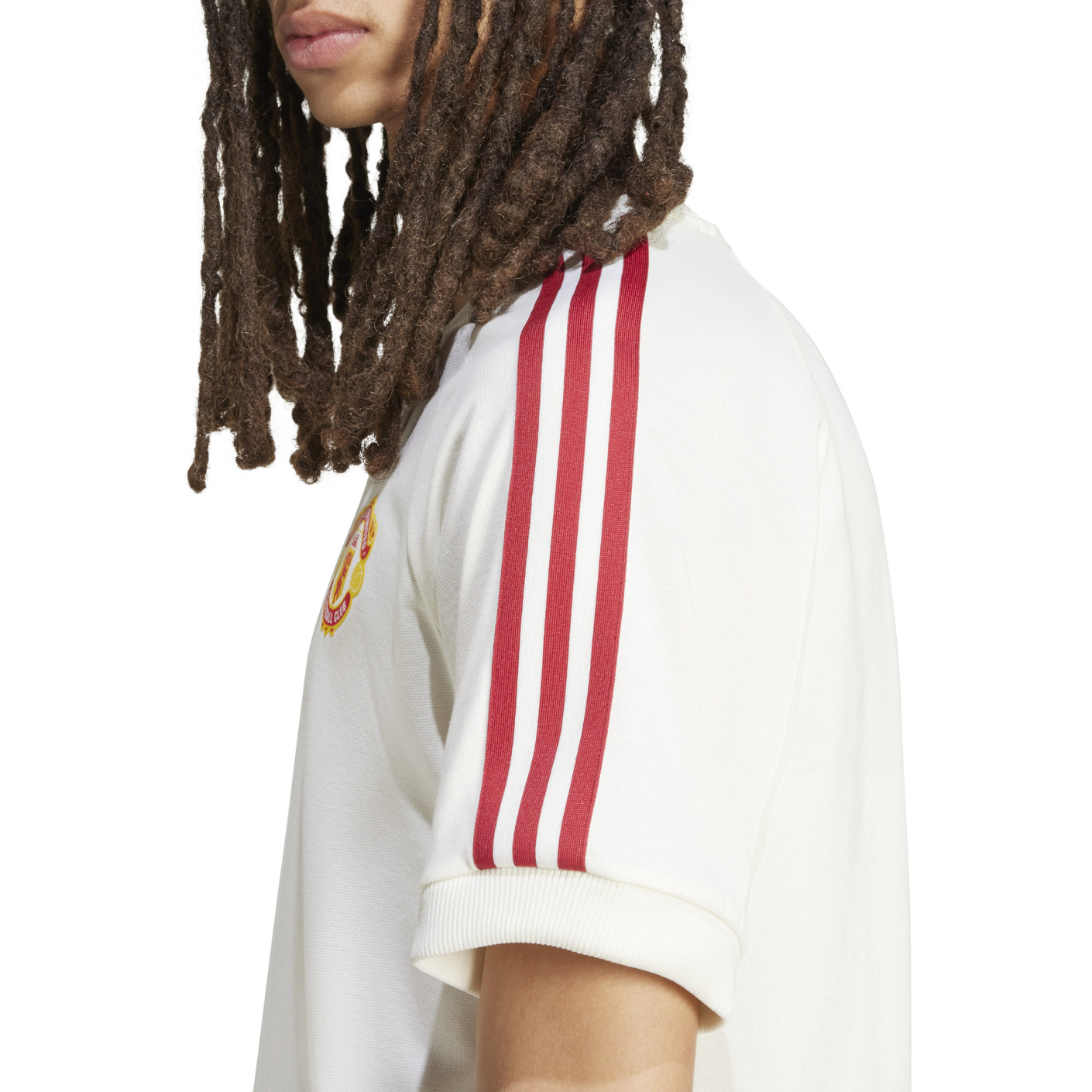 Adidas Manchester United Culturewear T-Shirt 2024-2025 Wit Rood