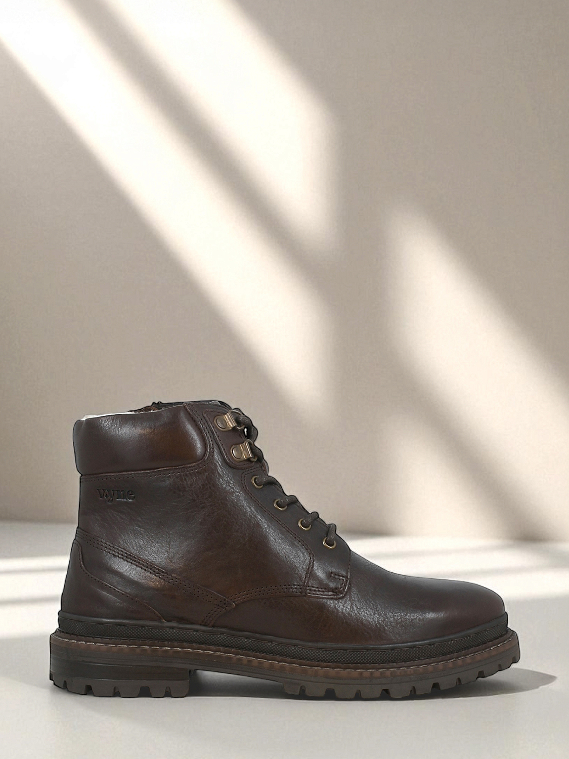 VYNE Porto Leather Boots Brown