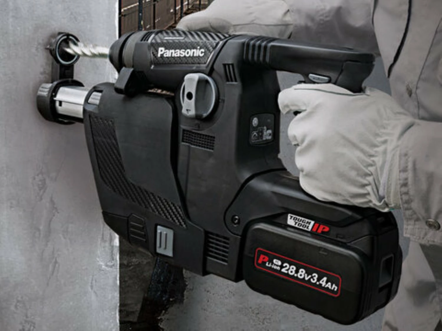Panasonic EY1HD1X 18V accu SDS-plus  boorhamer body - 2,1 J