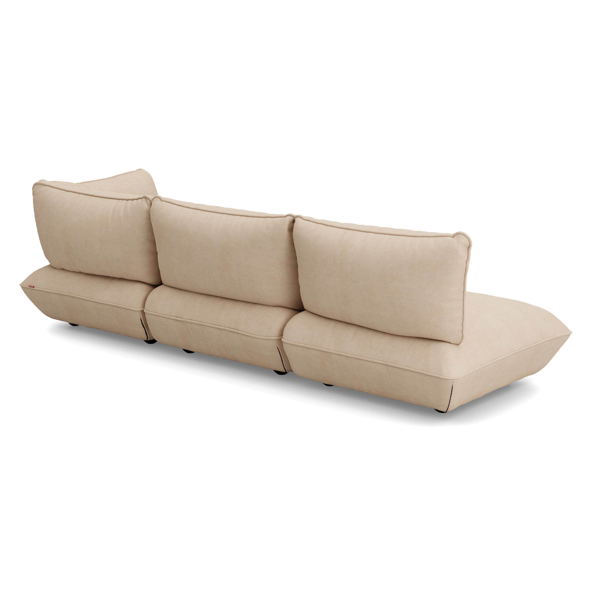 Hoekbank Sumo rechts cord recycled beige