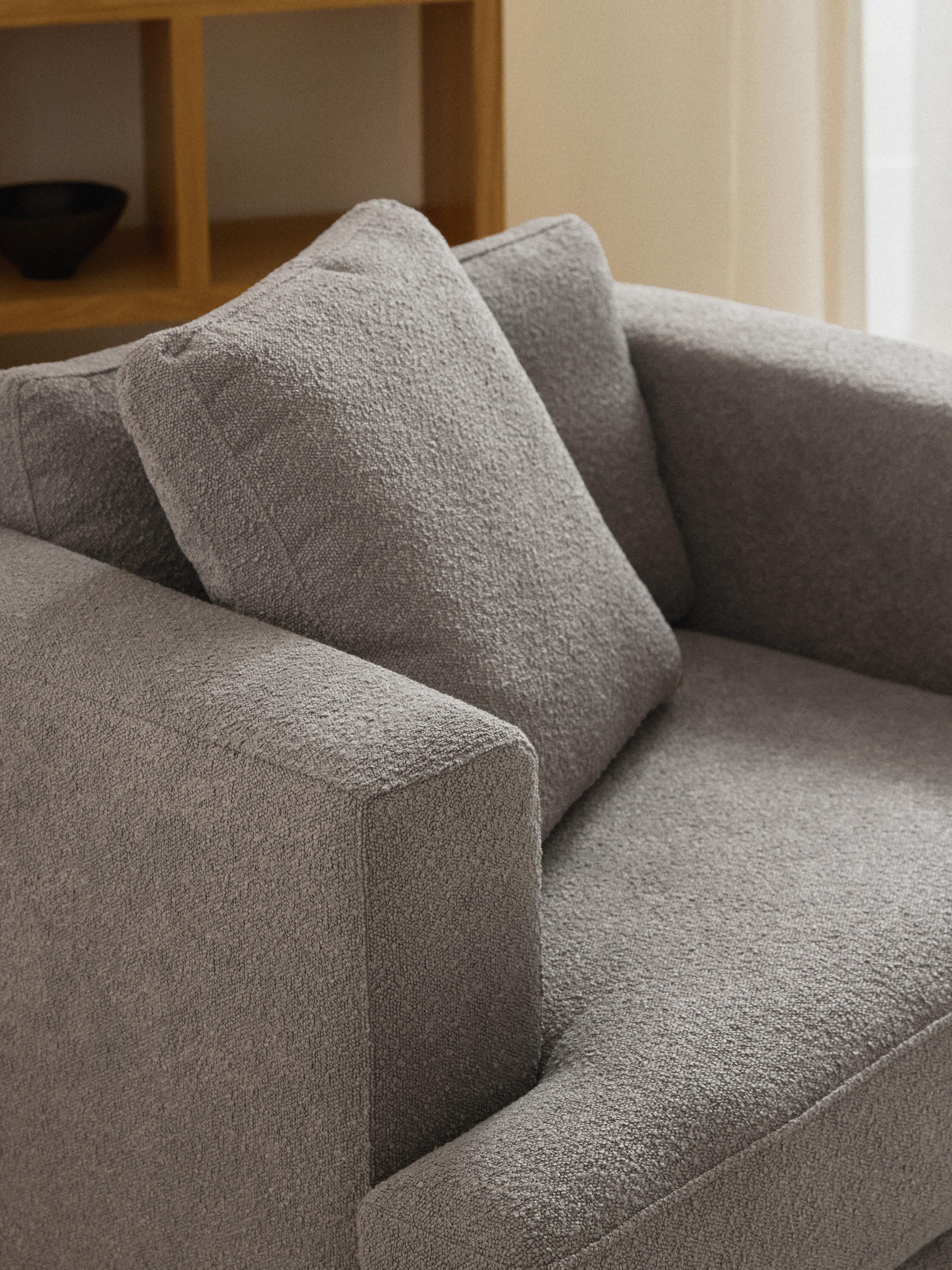 Bouclé fauteuil Tribeca