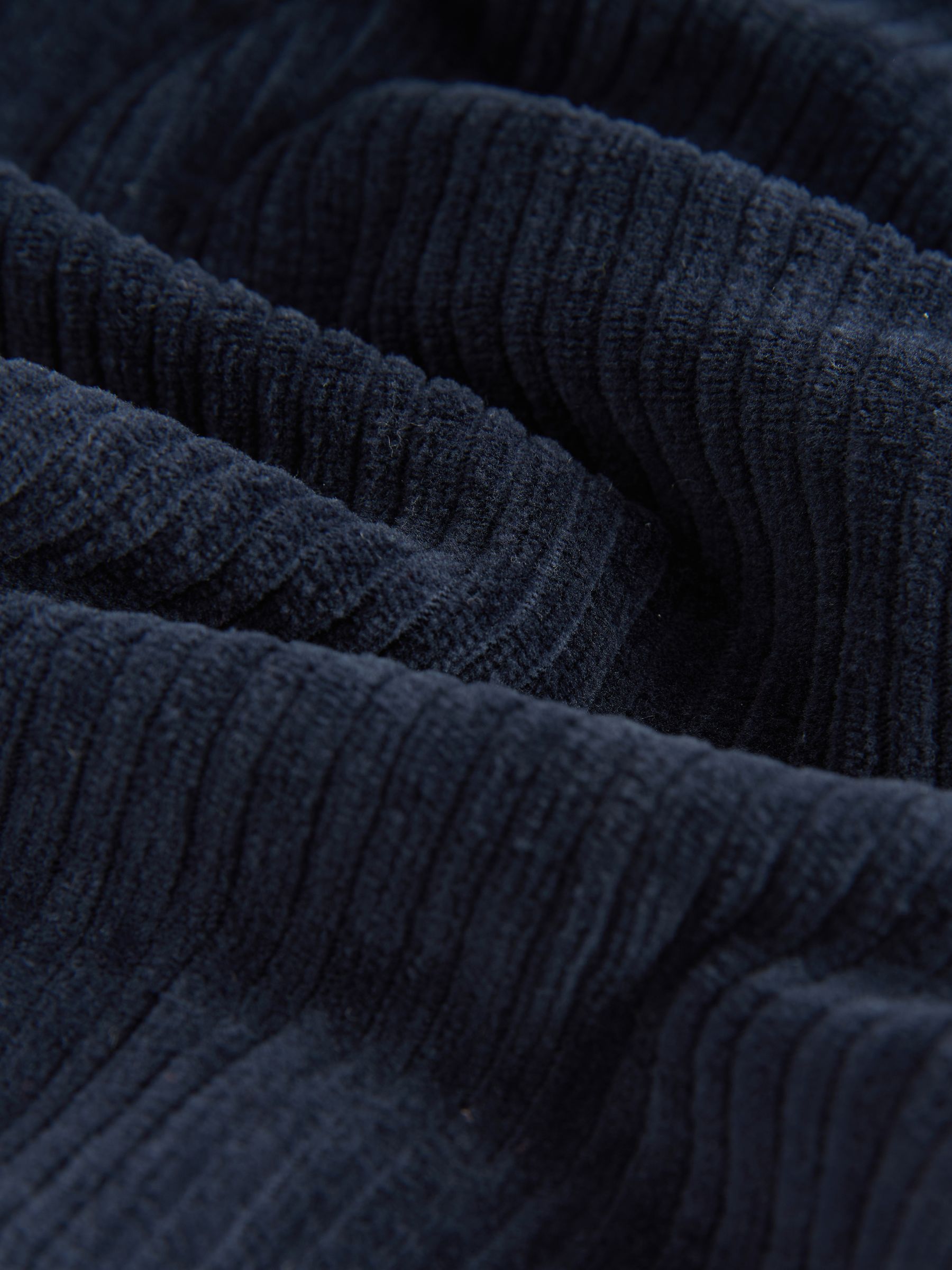 Donkerblauw - Jersey corduroy joggingbroek (3mnd -7jr)