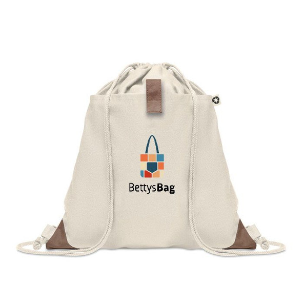 GiftRetail MO6550 - PANDA BAG Sac à cordon en coton recyclé