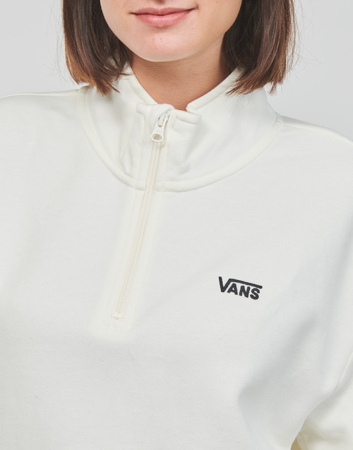 Vans - LEFT CHEST HALF ZIP FLEECE - Blanc