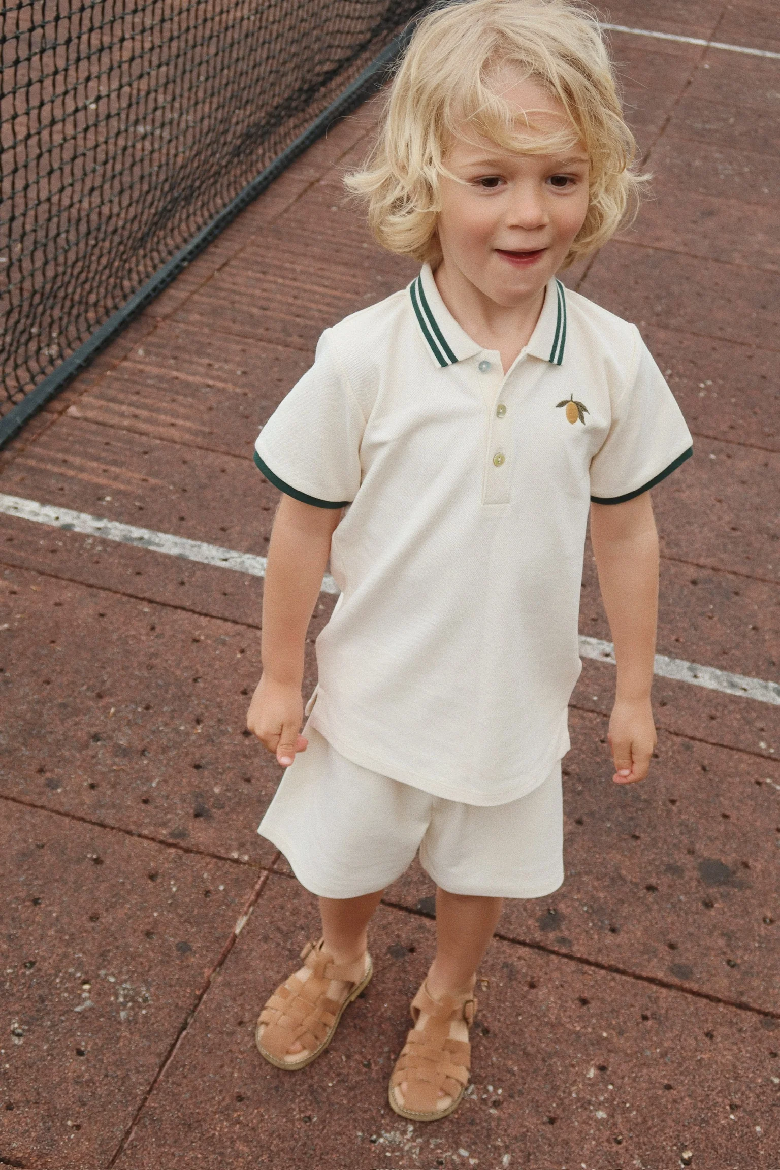 Florian polo - antique white - 12M