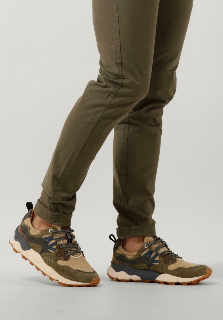 FLOWER MOUNTAIN groene flower mountain lage sneakers yamano 3 man