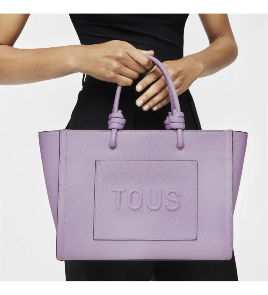 Bolsa Tous Amaya Shopper na cor lilás