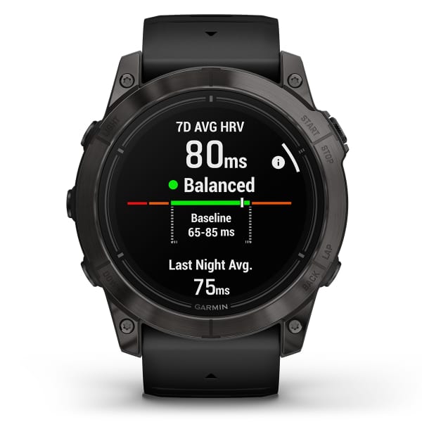 Montre cardio GPS GARMIN EPIX PRO (G2) 51MM SAPPHIRE SAPPHIRE CARBON GREY DLC/TITANE BLACK