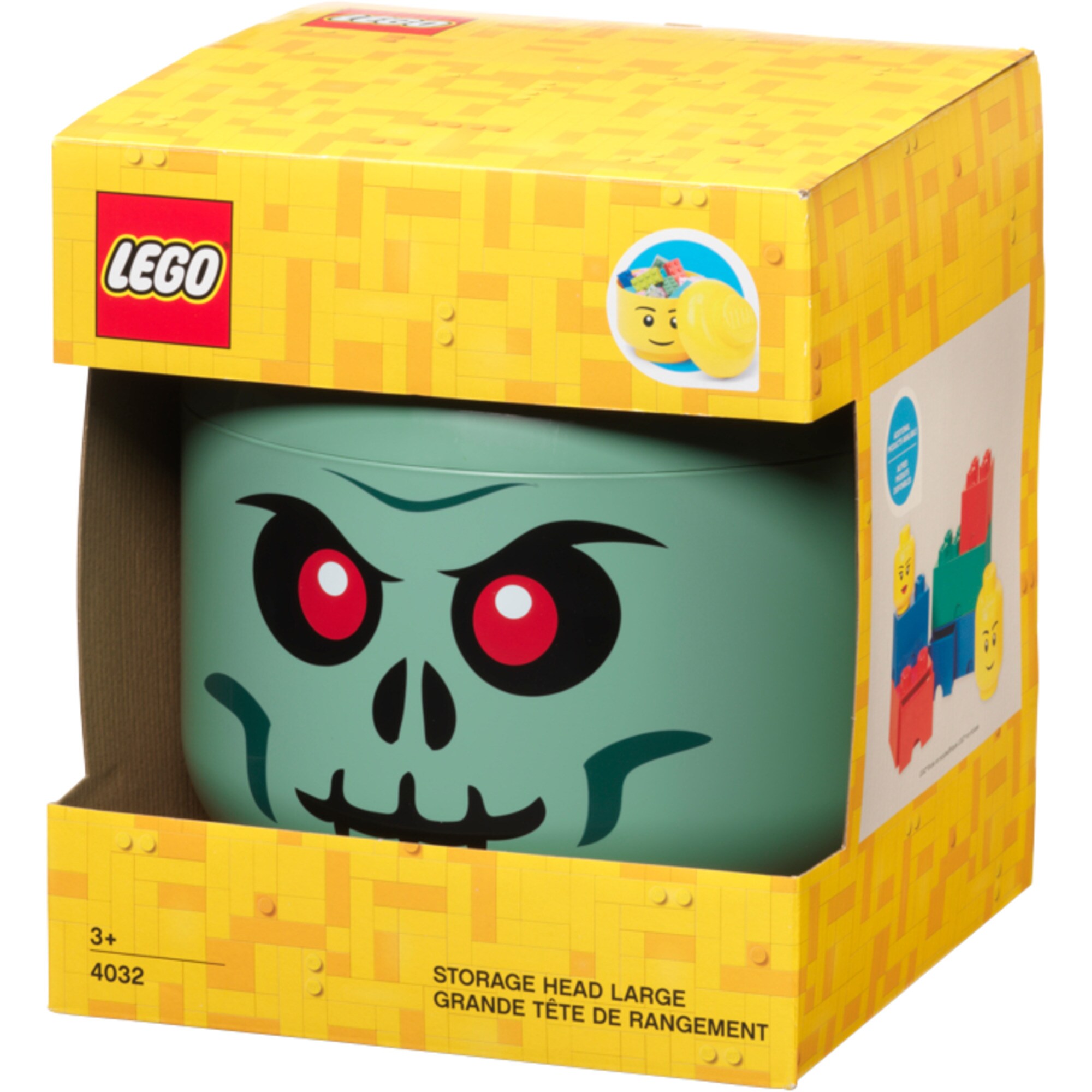Room Copenhagen Aufbewahrungsbox LEGO Storage Head Skelett