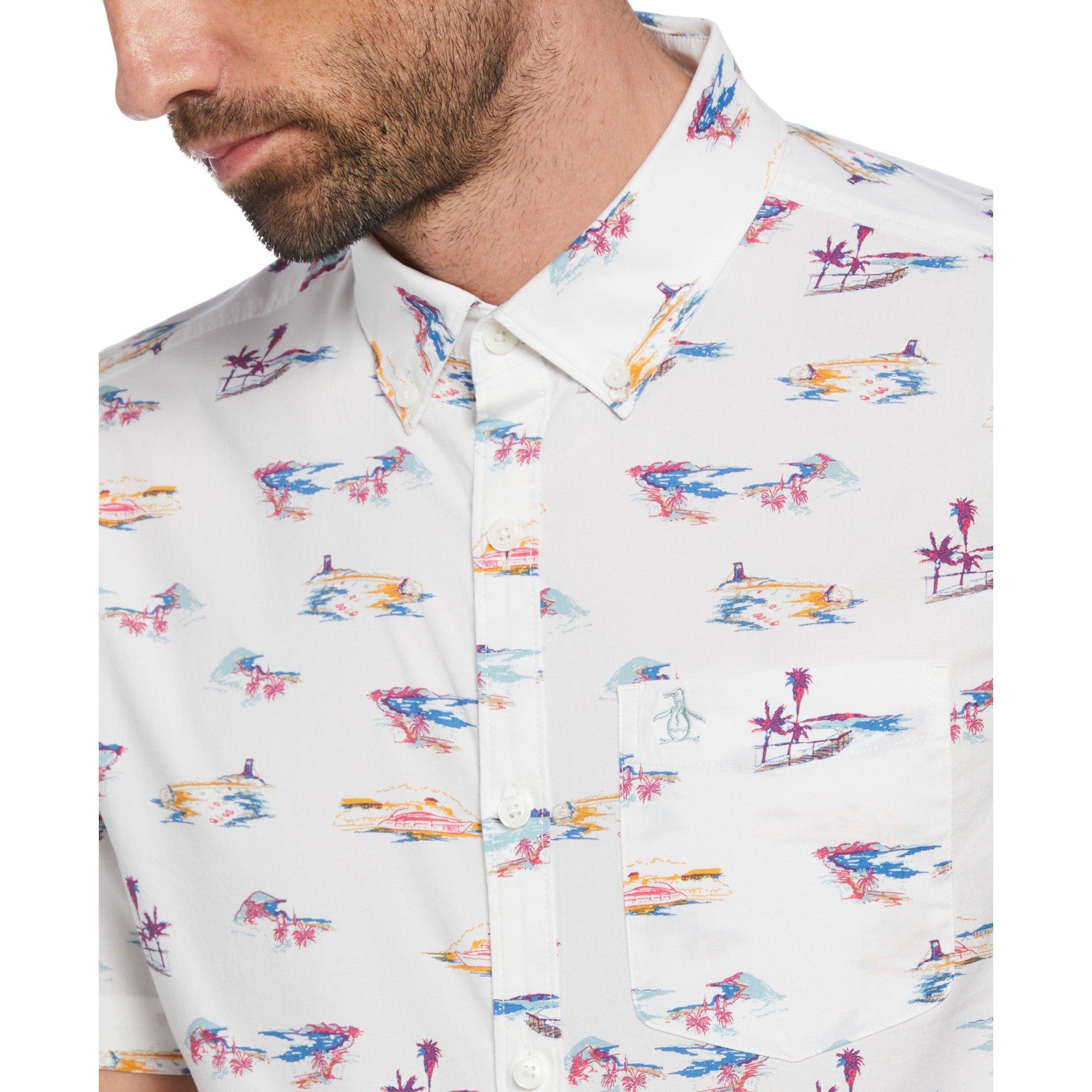 Original Penguin OP Short Sleeve All Over Print Mens