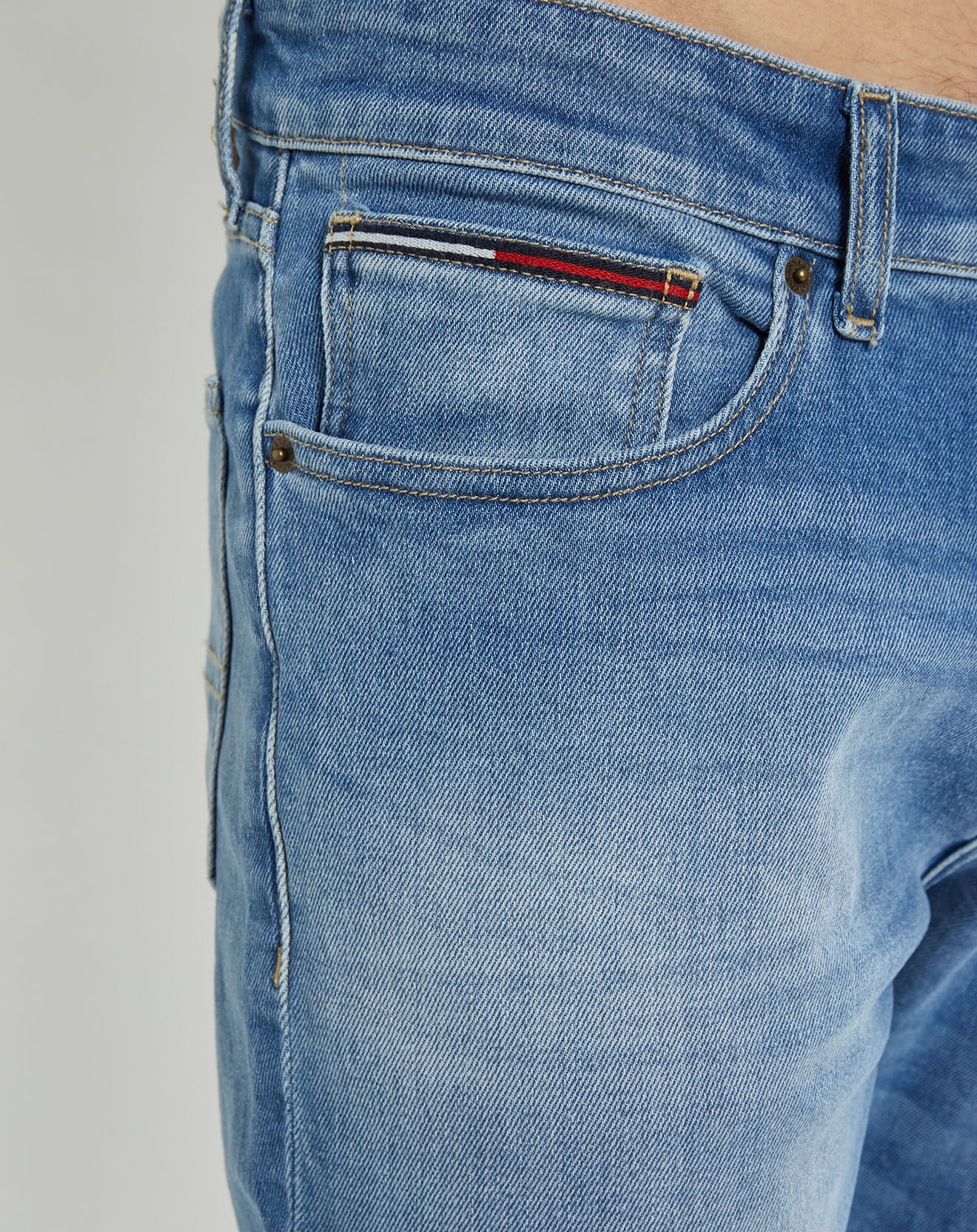 Tommy Jeans Jean droit Ryan Bf1132 bleu
