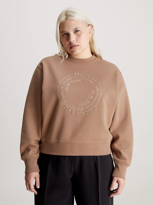 Moletom oversized com logo