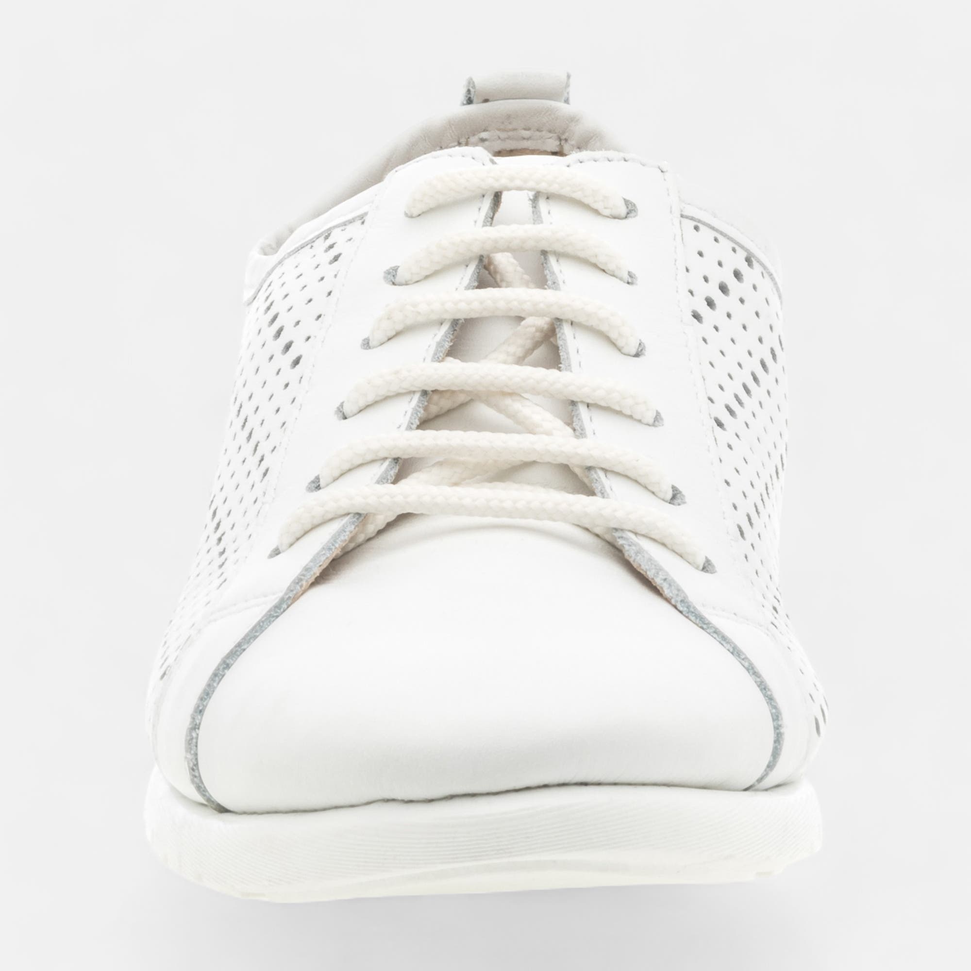 Baskets basses Femme en cuir blanc