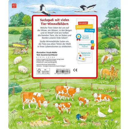 Ravensburger Mein großes Sachen suchen: Tiere der Welt