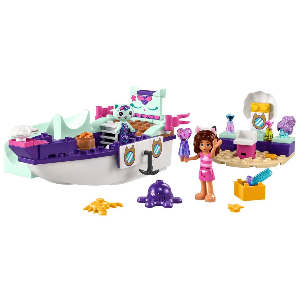 LEGO Gabbys Puppenhaus 10786 Gabby & MerCats Schiff & Spa Set