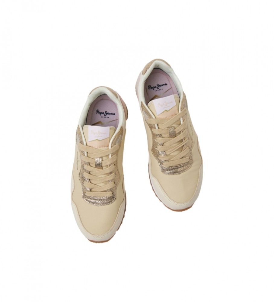 Tênis Pepe Jeans Running London Albal bege