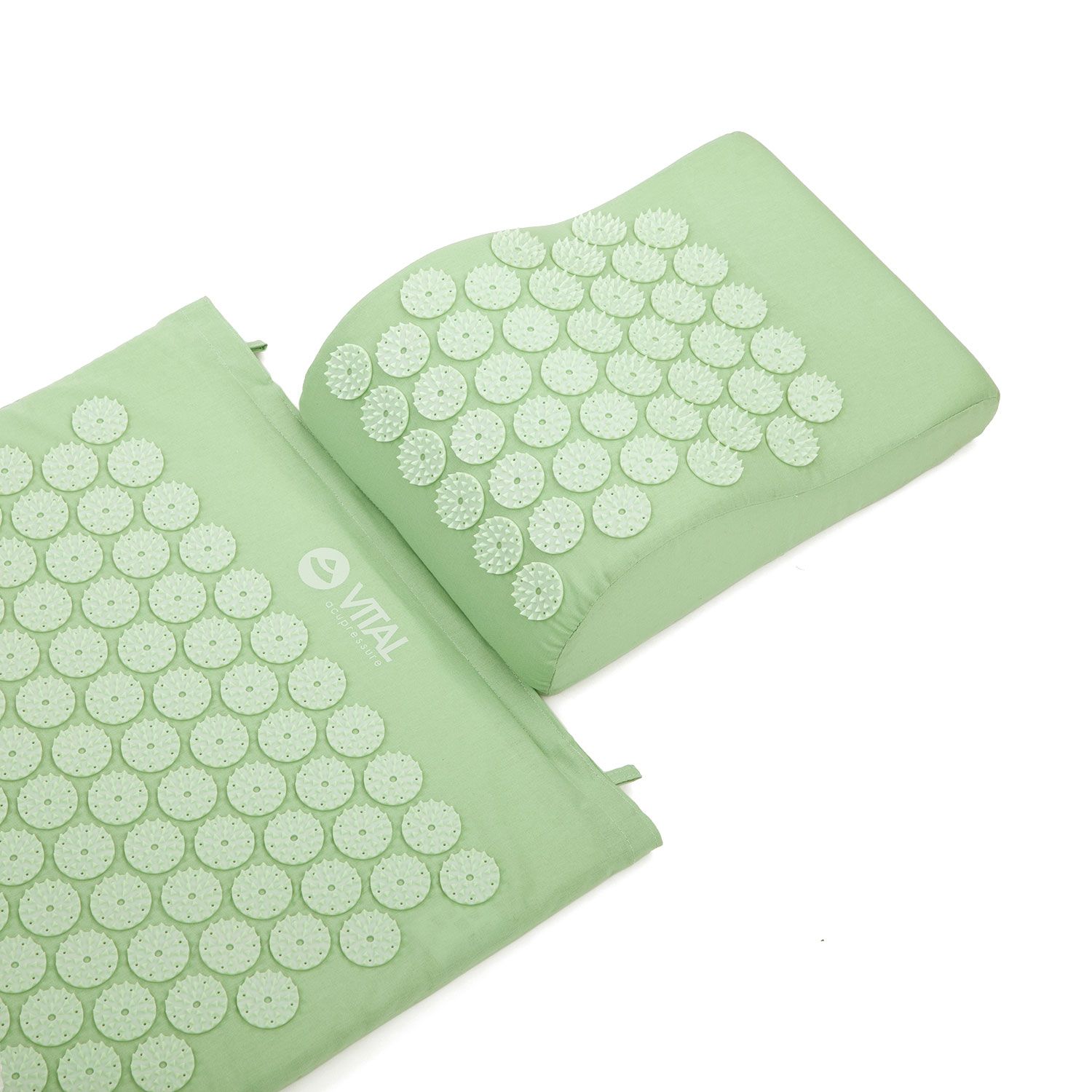 bodhi Vital Akupressur-SET XL pastellgrün: Akupressur-Matte mit Kissen und Tasche